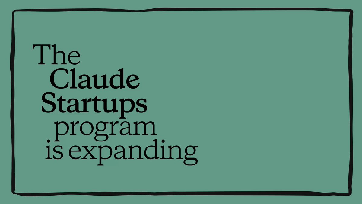 برنامج Claude Startups الموسّع للمؤسسين