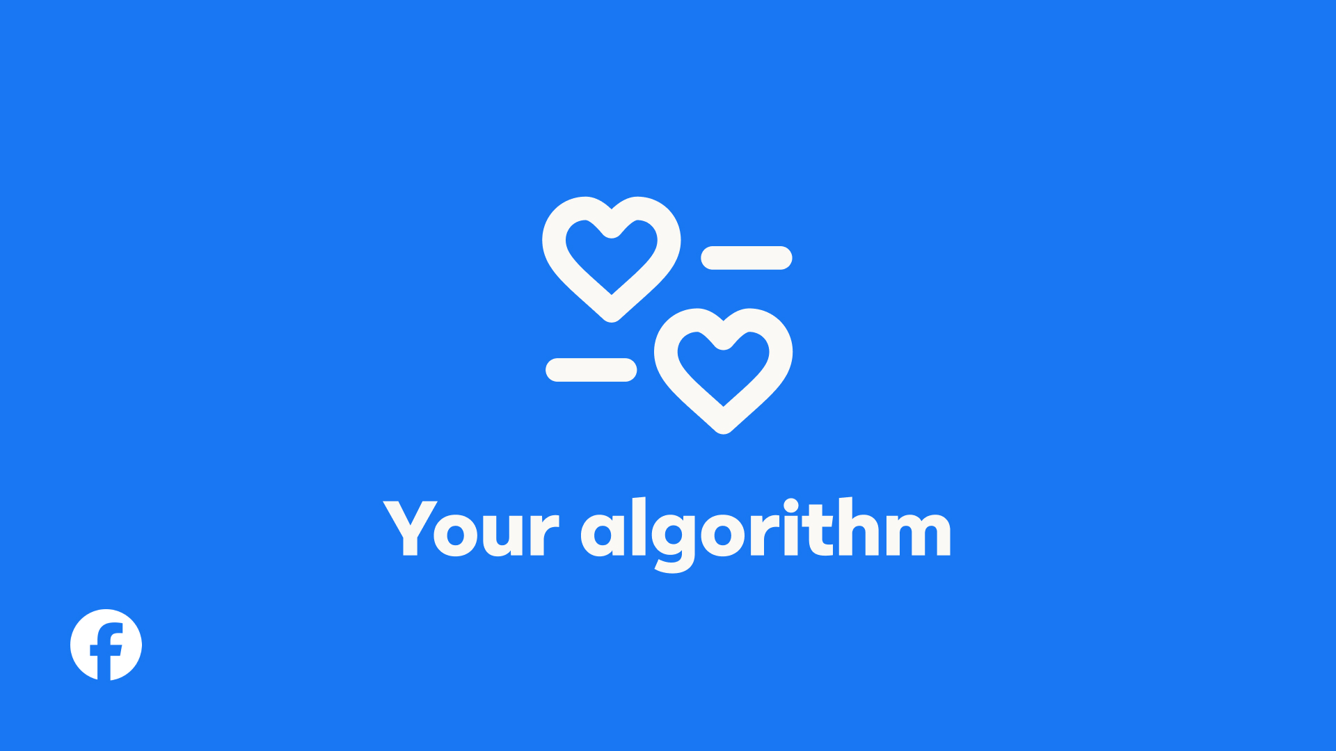 أداة Your algorithm الجديدة على فيسبوك